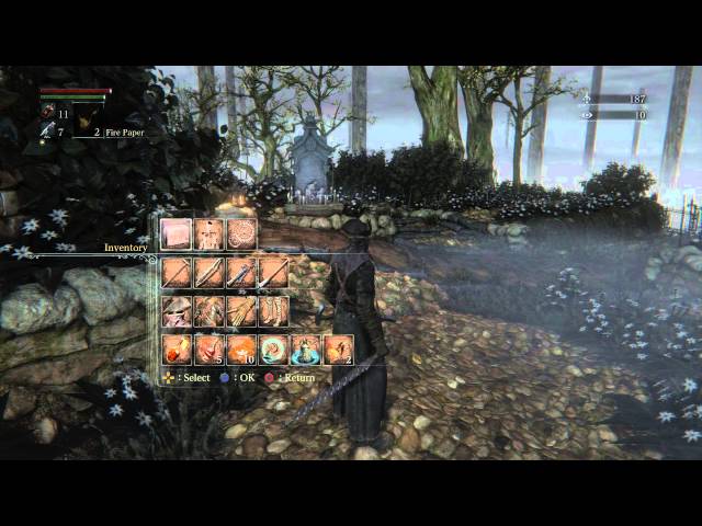 Video thumbnail for Bloodborne - Hunter's Dream: Purchase Hunter Chief Emblem, Opens Gate to Grand Cathedral Round Plaza