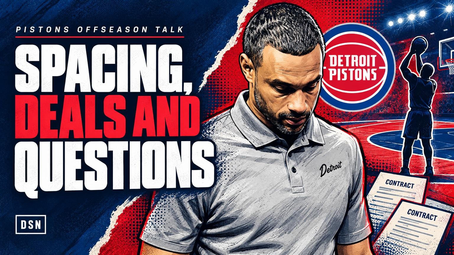 Video thumbnail for Pistons offseason spotlight: Duren’s unresolved deal, Ausar’s extension and a shooting-first plan