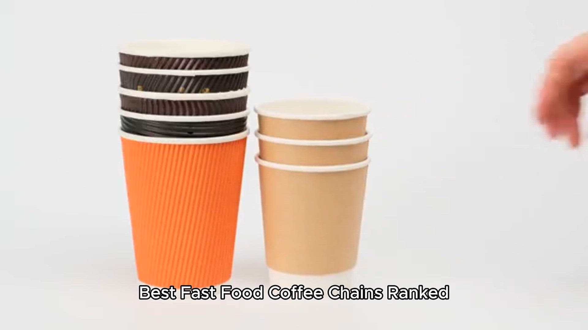 Video thumbnail for best fast food coffee chains ranked