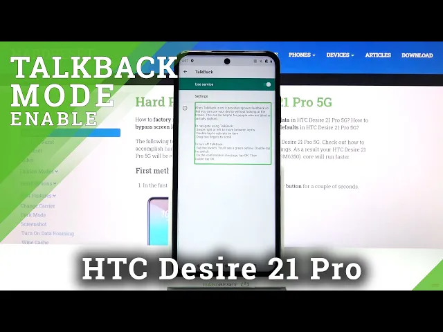 Video thumbnail for How to Activate TalkBack on HTC Desire 21 Pro – Enable TalkBack
