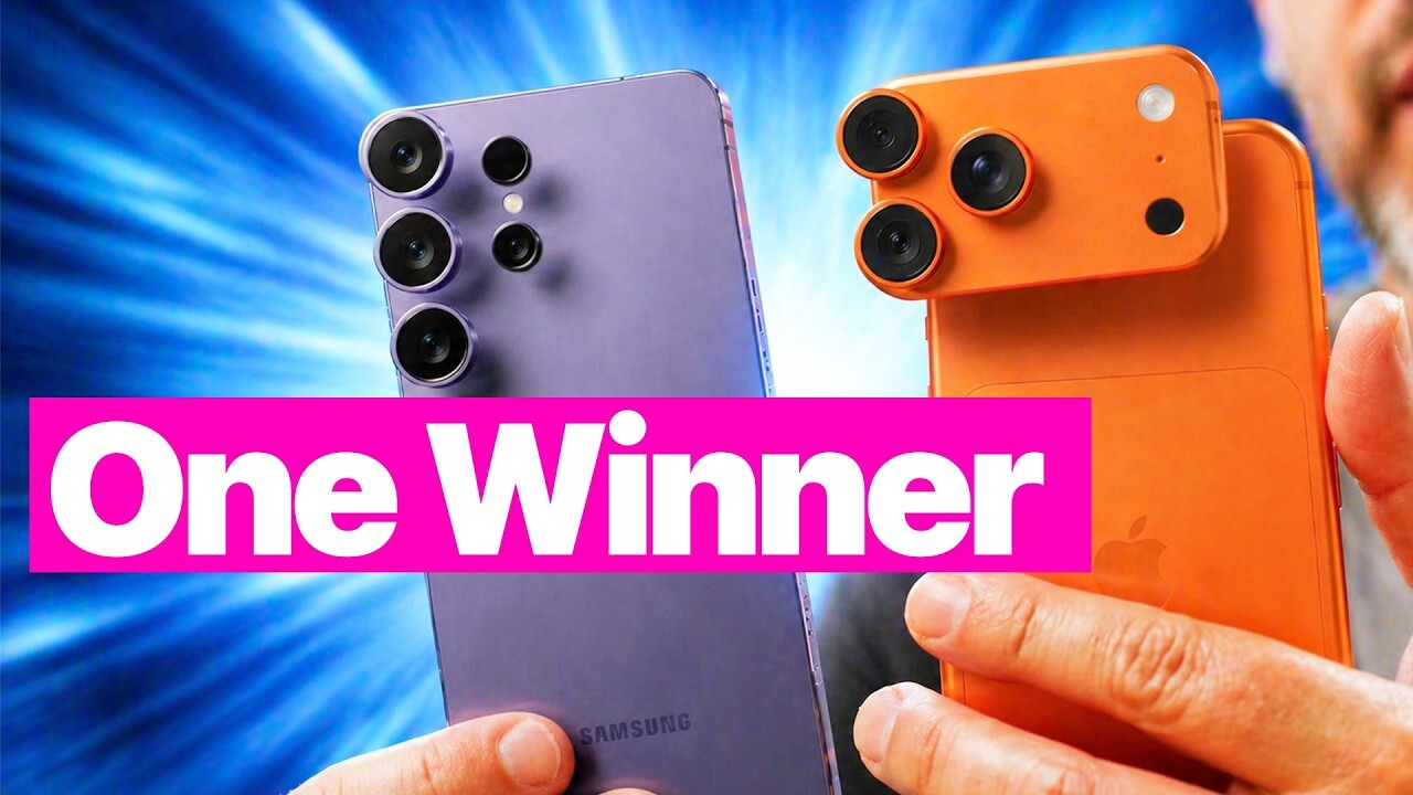 Video thumbnail for The NEW winner! iPhone 17 Pro vs Samsung Galaxy S26 Ultra