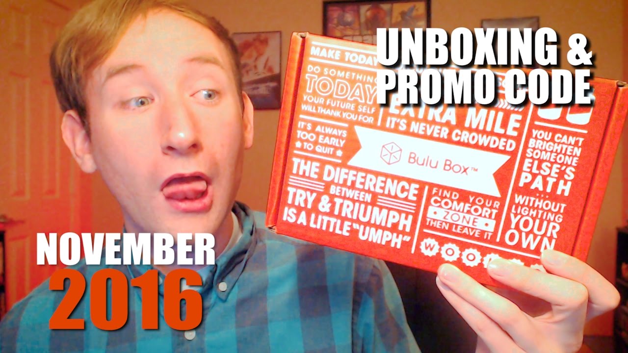 Video thumbnail for BULU BOX - Unboxing and Promo Code (November 2016)