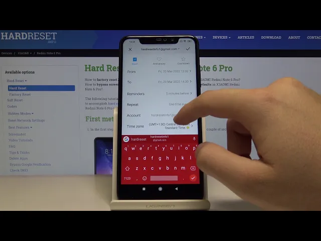 Video thumbnail for How to Add Events to Calender on XIAOMI REDMI NOTE 6 PRO