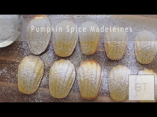 Video thumbnail for Pumpkin Spice Madeleines | Byron Talbott
