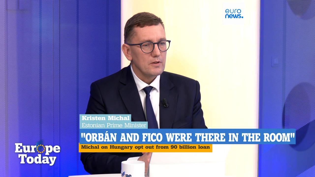 Video thumbnail for If Putin stopped Russia's war in Ukraine he would fall, Estonian PM tells Euronews