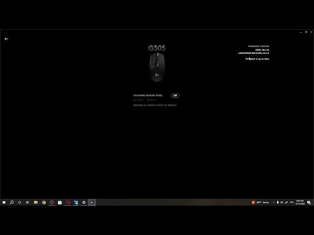 Video thumbnail for How To Check For Firmware Updates In Logitech G305 Wireless