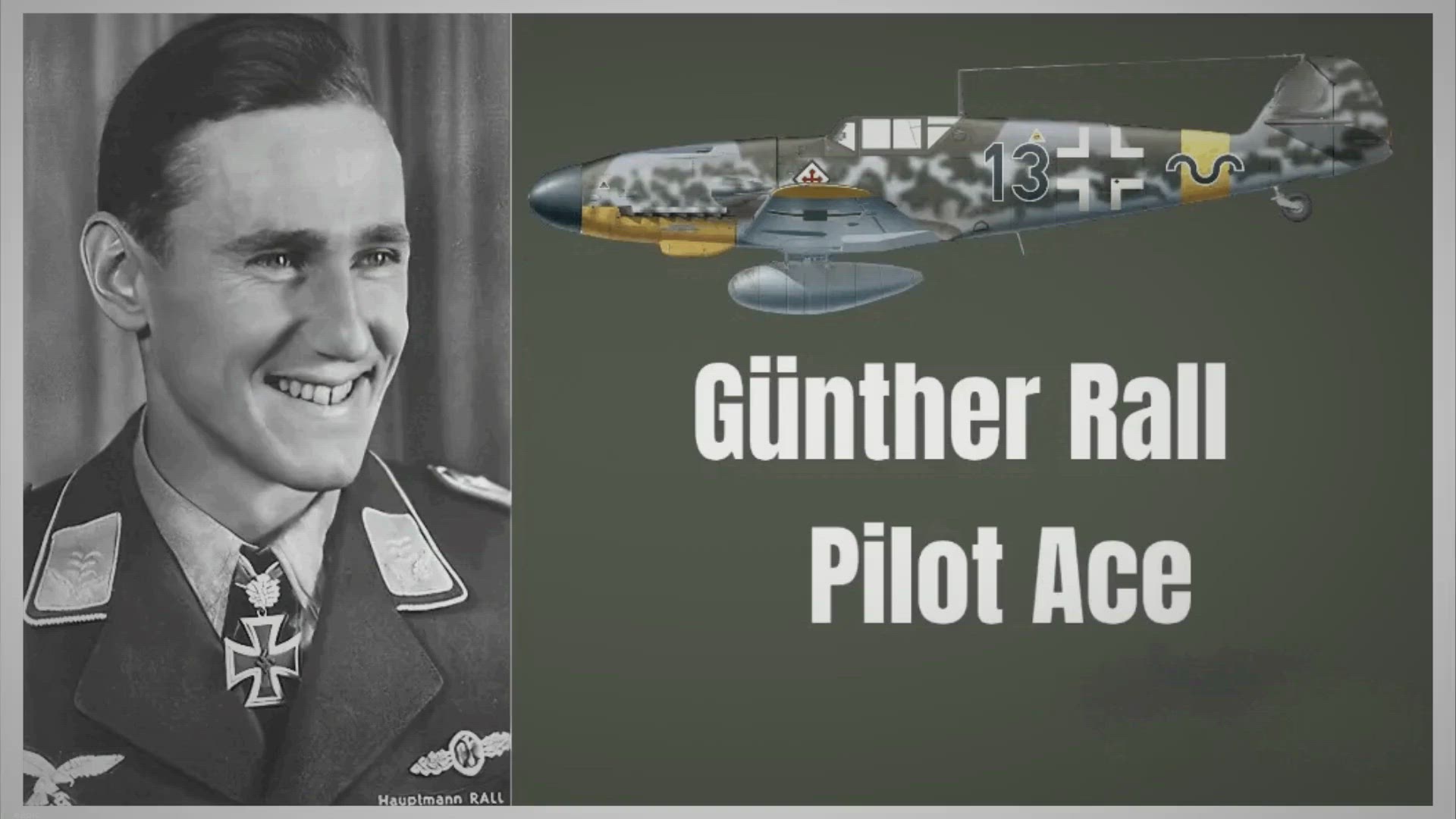 'Video thumbnail for The Indomitable German Ace: How Gunther Rall Cheated Death Eight Times'