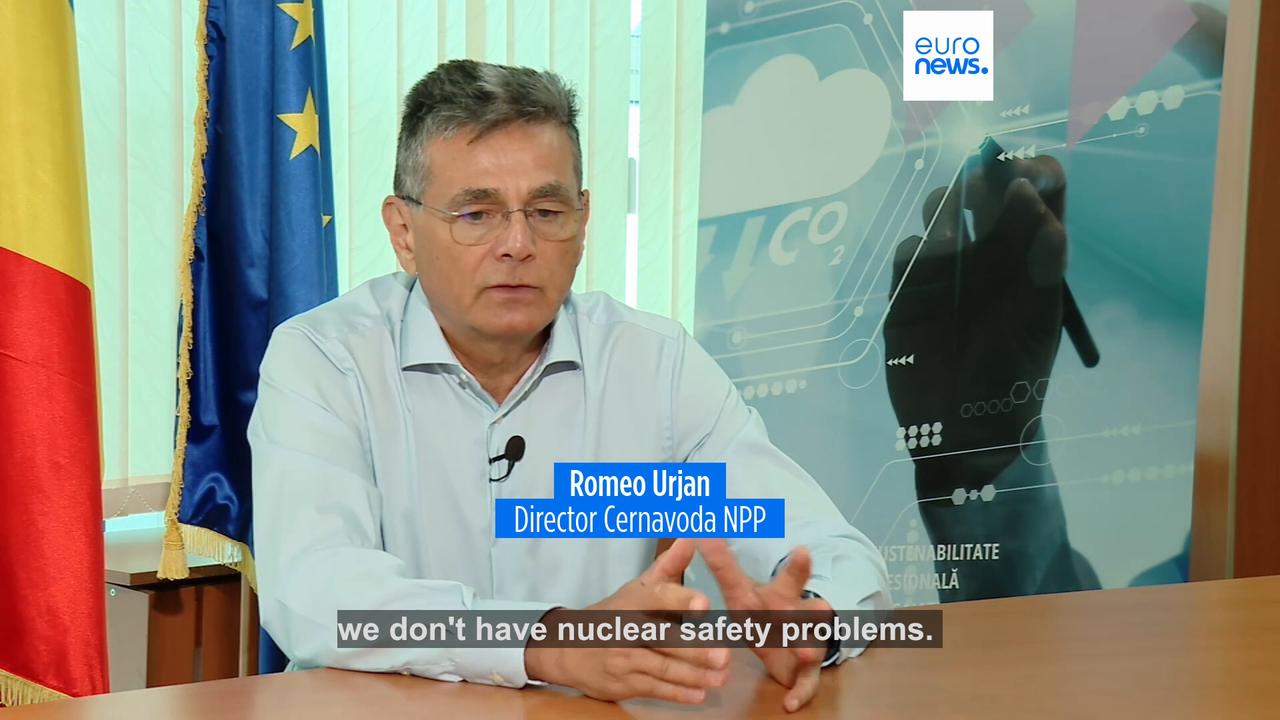 Video thumbnail for Romania shuts off second reactor at Cernavodă NPP amid low water levels on Danube