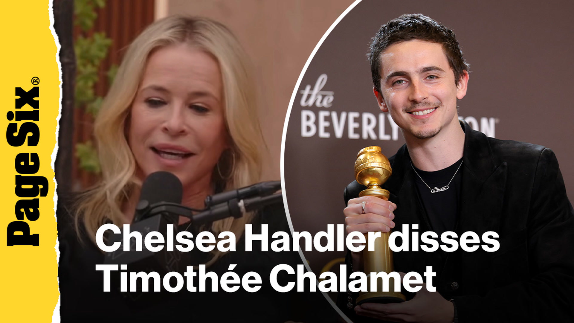 Video thumbnail for Chelsea Handler disses Timothée Chalamet's 'Marty Supreme' press tour