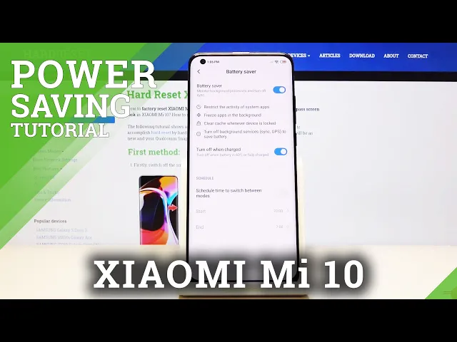 Video thumbnail for How to Activate Battery Saver in XIAOMI Mi 10 – Save Battery