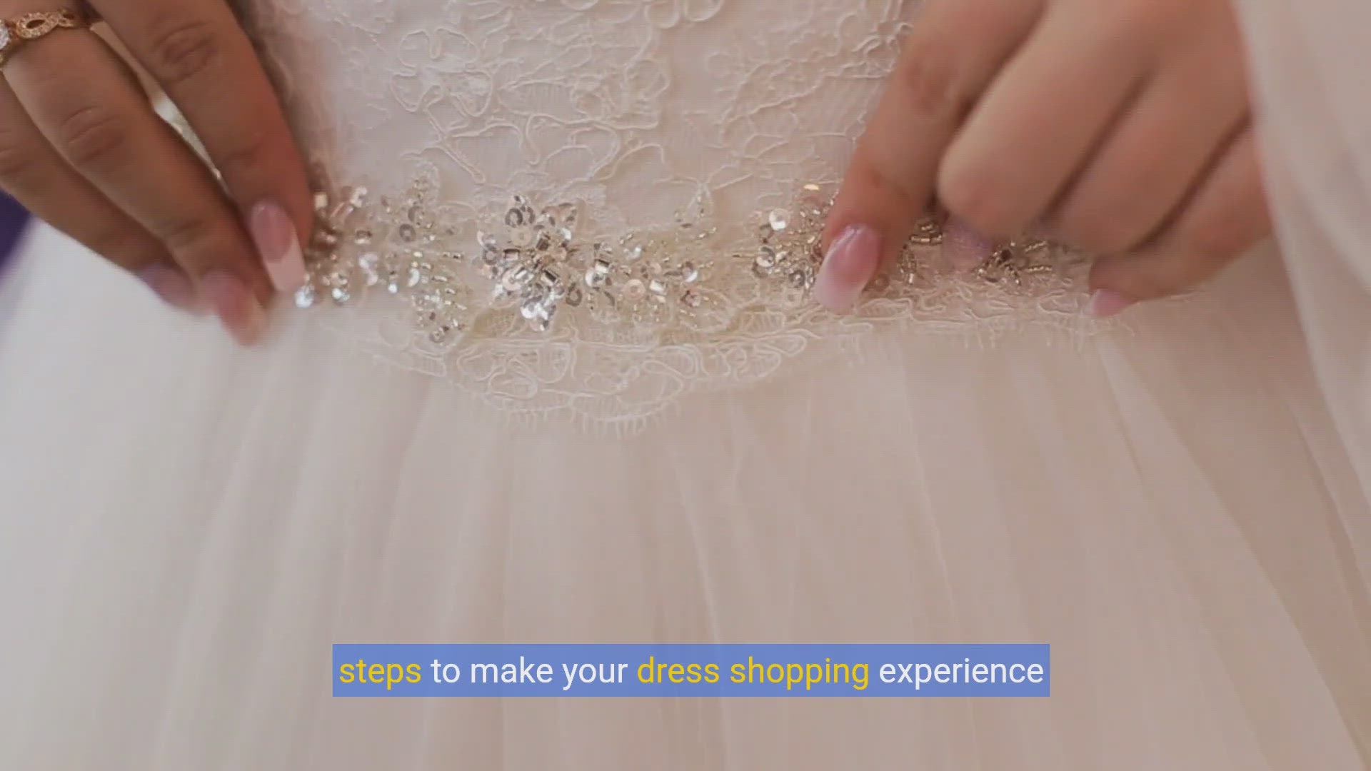 'Video thumbnail for Finding Your Dream Dress: The Ultimate Bride's Guide to Wedding Gown Shopping'