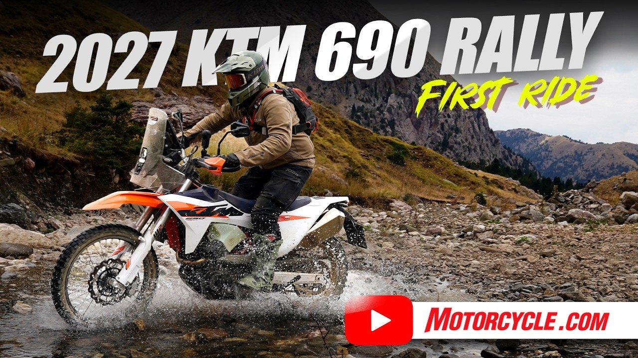 Video thumbnail for 2027 KTM 690 Rally Review — First Ride