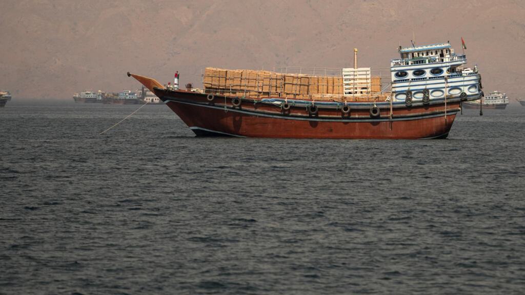Video thumbnail for Sailors trapped in Hormuz strait, dodging drones and rationing food