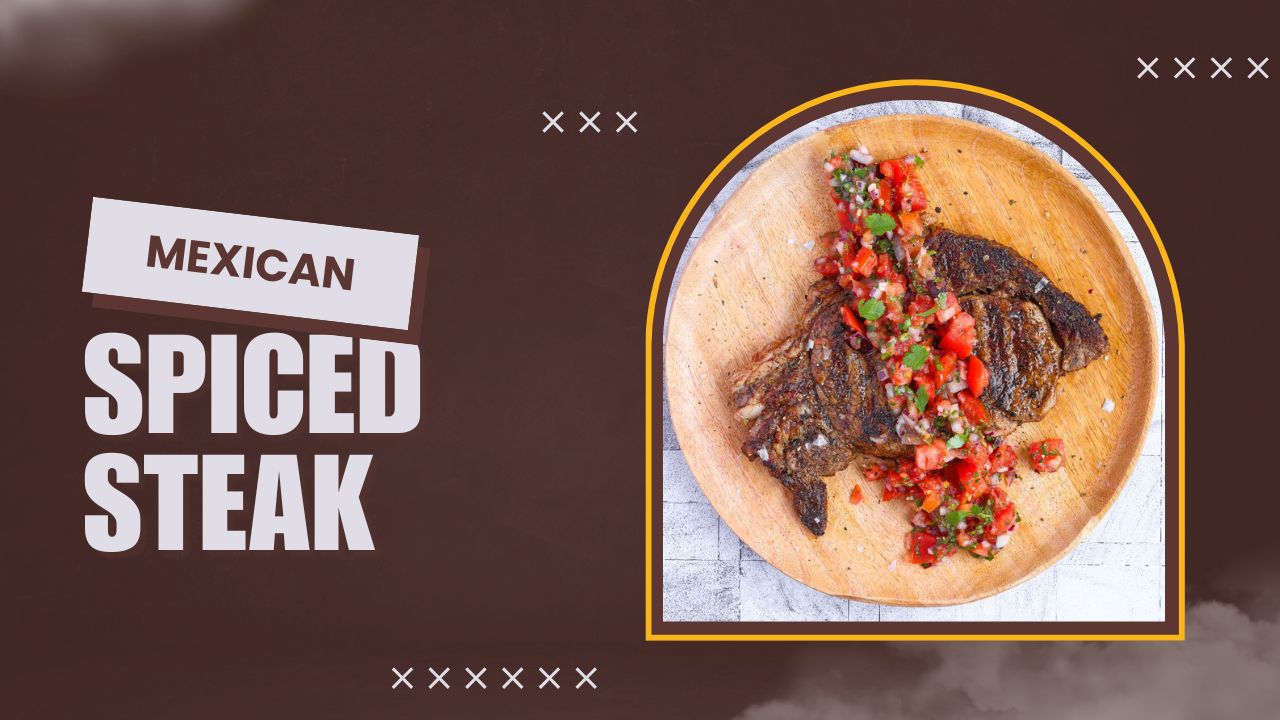 'Video thumbnail for 🌶 Mexican Spiced Steak with Pico de Gallo 🥩'
