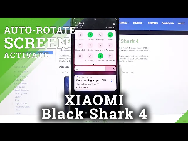 Video thumbnail for How to Turn On Auto Rotate Screen on XIAOMI Black Shark 4 – Activate Auto Rotation