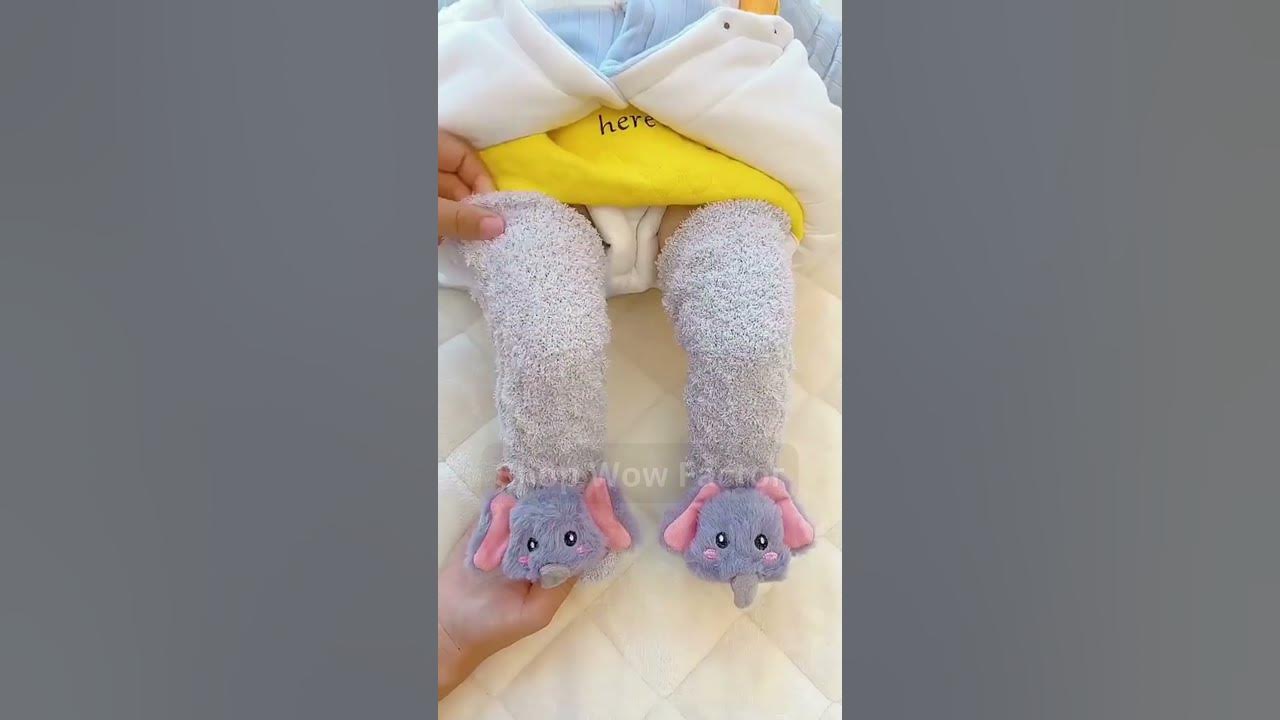 Video thumbnail for 🧦🐾 Long Cute Animals Stockings for Babies 👶🐻 | Link is in Description | #cute #baby #newyork #shorts