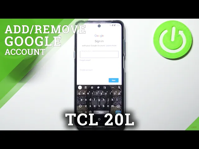 Video thumbnail for How to Add Google Account in TCL 20L - Manage Google Account