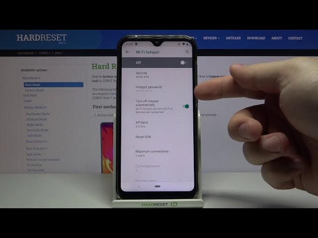 Video thumbnail for How to Create Portable Hotspot in CUBOT Note 7 - Share Wi-Fi Instructions