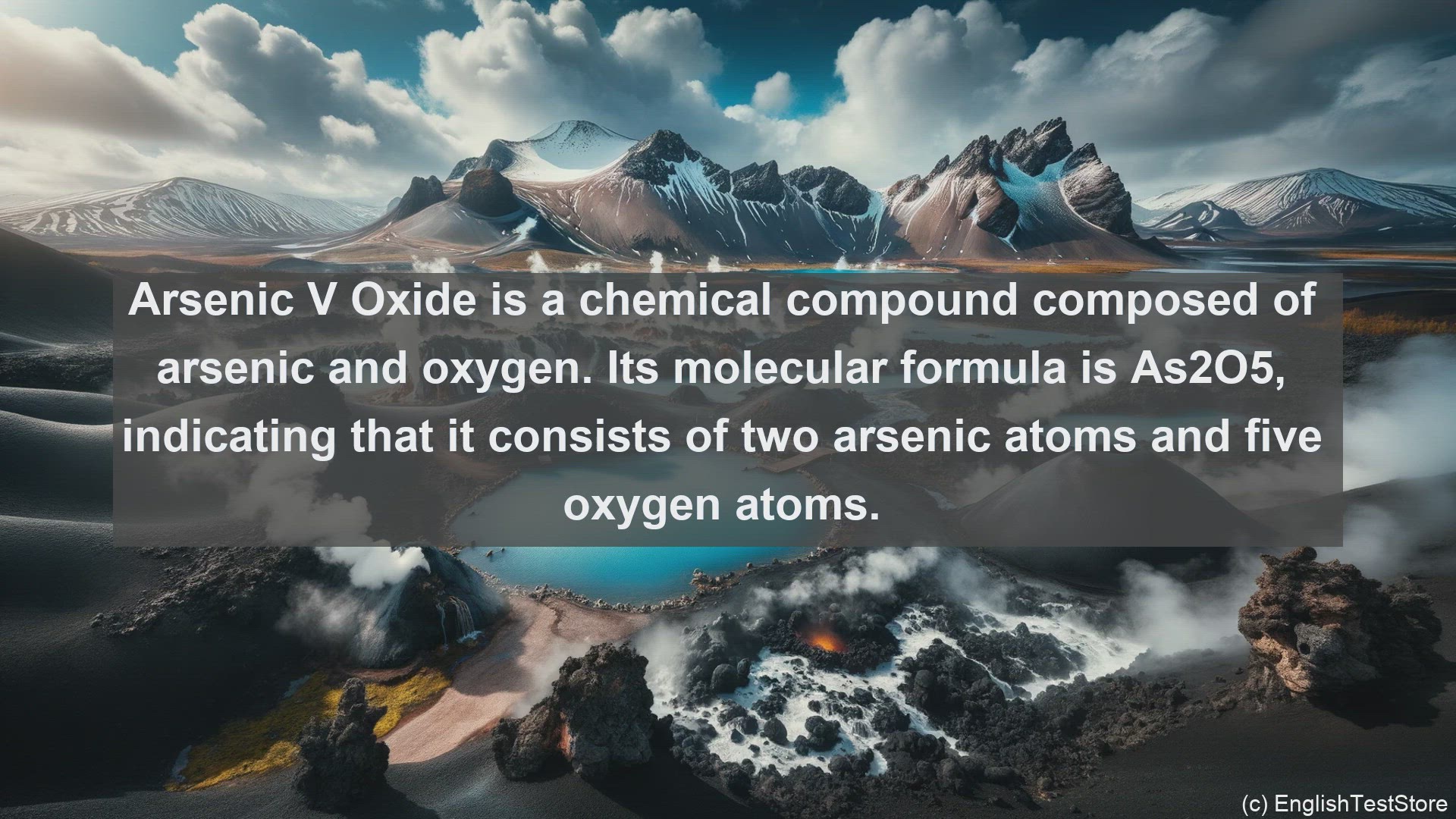 'Video thumbnail for Arsenic v oxide in science  definition and examples'