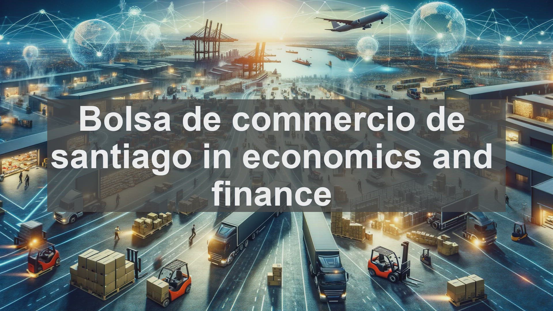 'Video thumbnail for Bolsa de commercio de santiago in economics and finance'