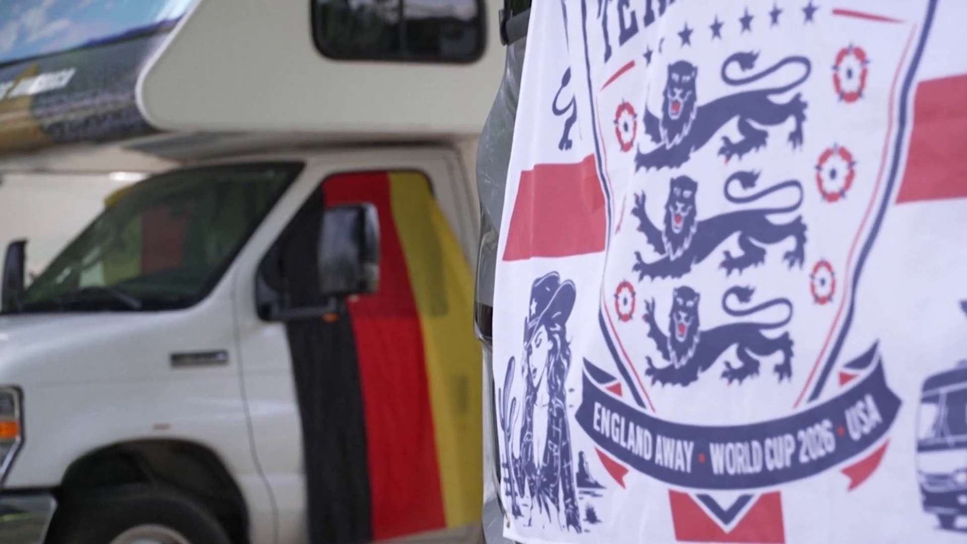 Video thumbnail for World Cup fans priced out as soaring costs force Argentina supporters into camper van stays