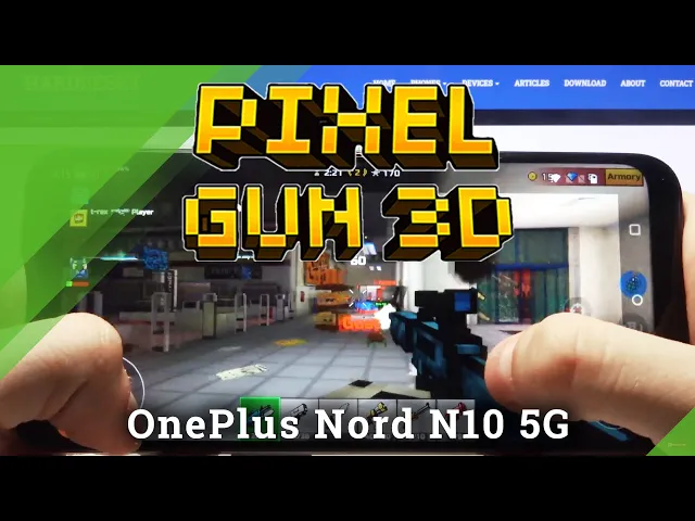 Video thumbnail for Pixel Gun 3D on OnePlus Nord N10 5G – Gaming Quality Checkup