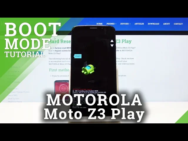 Video thumbnail for How to Enter Boot Mode in MOTOROLA Moto Z3 Play – Update Device