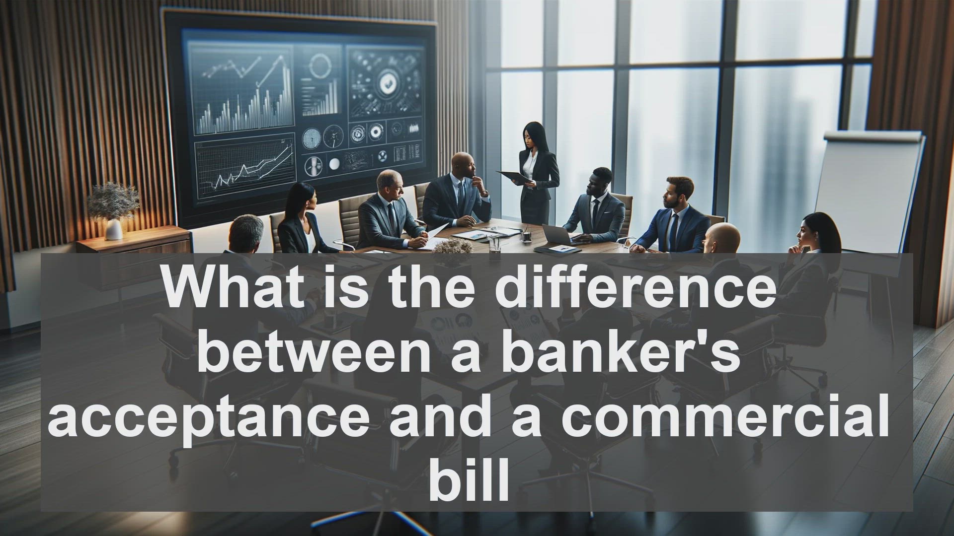 'Video thumbnail for What is the difference between a bankers acceptance and a commercial bill?'