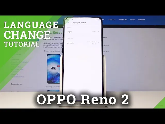 Video thumbnail for How to Set Up Language Settings in Oppo Reno 2 - Change Language