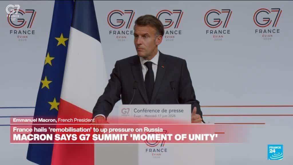 Video thumbnail for Replay: Macron holds press conference as G7 summit comes to an end
