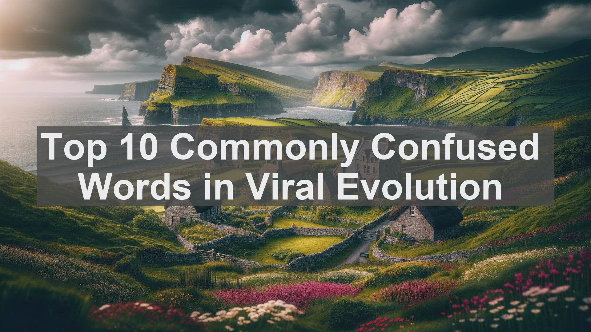'Video thumbnail for Top 10 Commonly Confused Words in Viral Evolution'