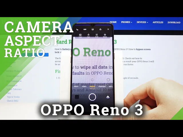Video thumbnail for How to Change Camera Aspect Ratio in OPPO Reno 3 – Camera Settings