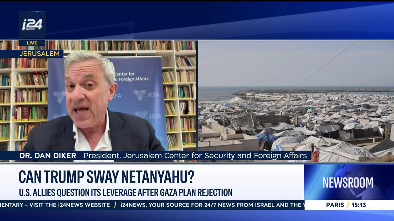 Video thumbnail for Can Trump sway Netanyahu? - U.S. allies question its leverage after Gaza plan rejection