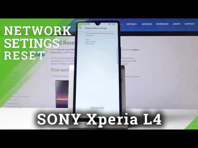 Video thumbnail for How to Reset Network Settings on SONY Xperia L4 – Factory Network Settings
