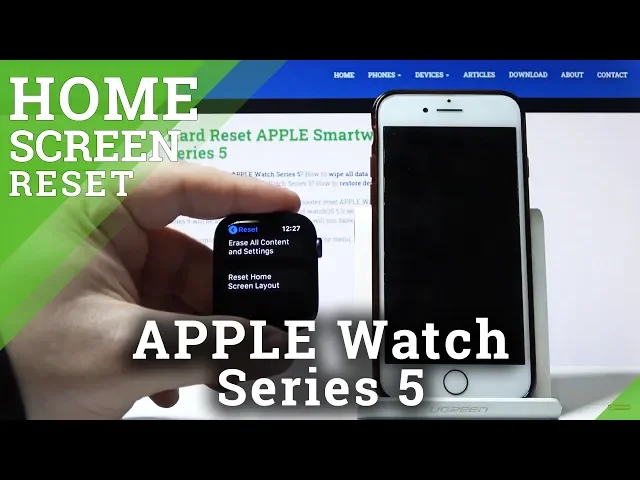 Video thumbnail for How to Change Home Screen Layout on APPLE Watch Series 5 – Rearrange Home Screen