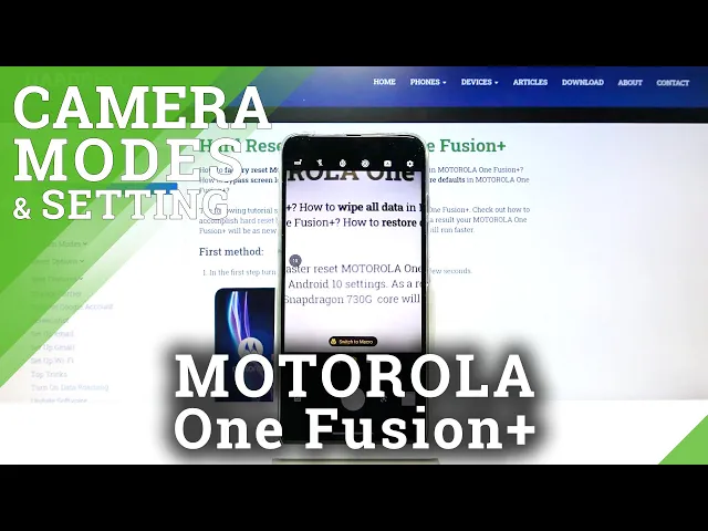 Video thumbnail for How to Set Up Camera Timer in MOTOROLA One Fusion+ - Camera Countdown