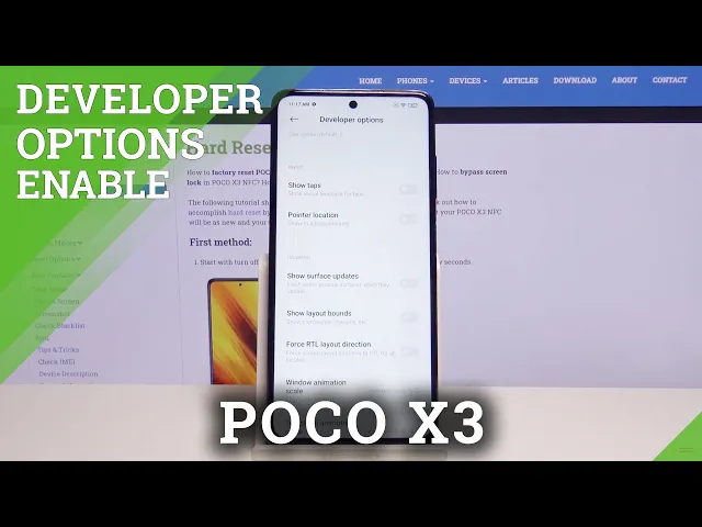 Video thumbnail for How to Enter Developer Mode in POCO X3 – Access Developer Options