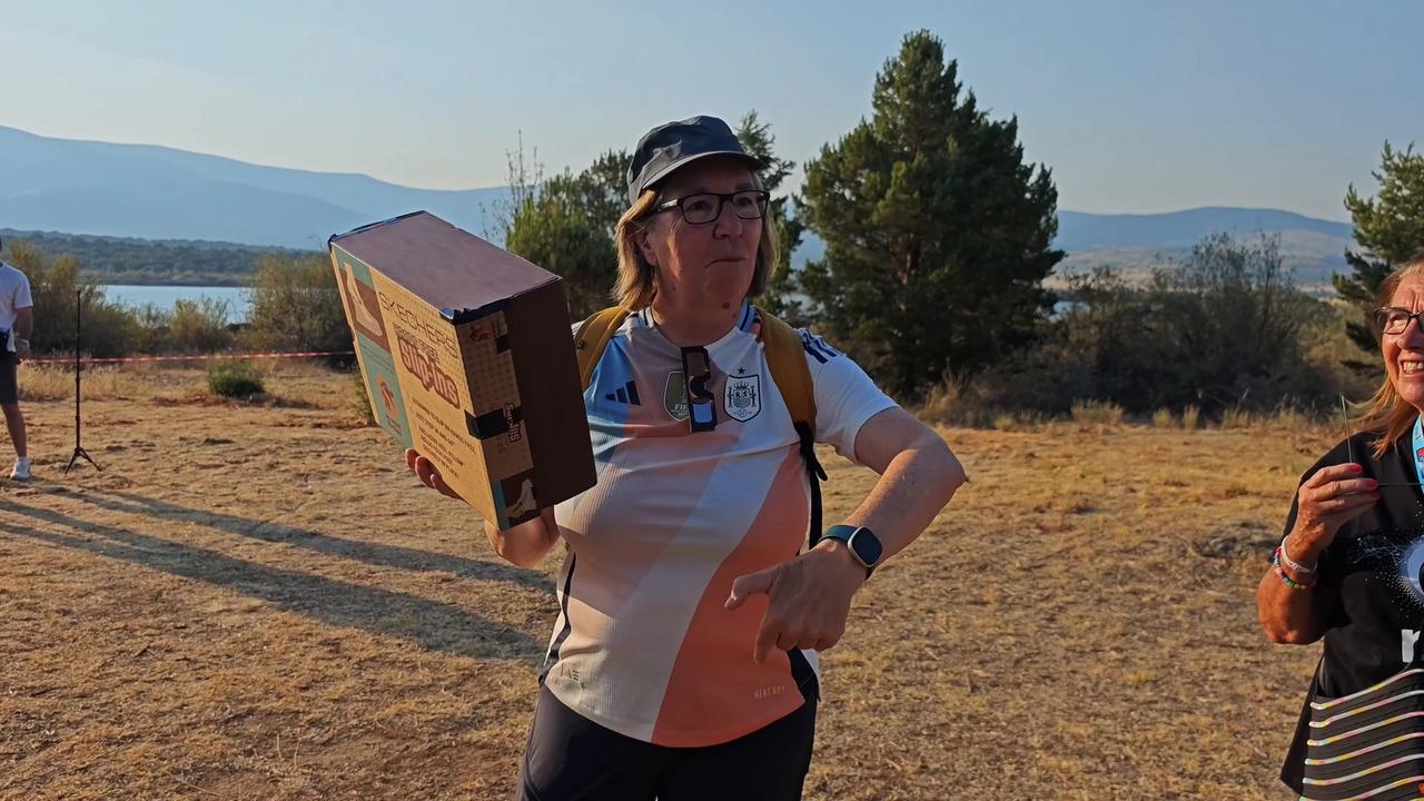Video thumbnail for Spain: Thousands watch total solar eclipse in Spain’s Buitrago de Lozoya.