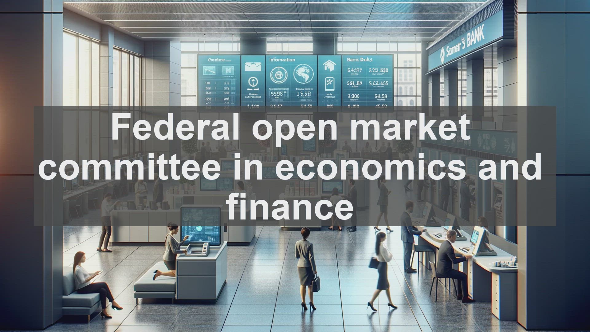 'Video thumbnail for Federal open market committee in economics and finance'