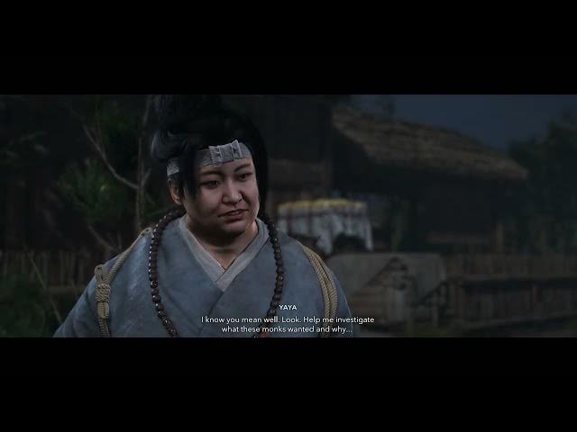 Video thumbnail for Assassin's Creed Shadows - The Stray Dogs: Find Yaya: Forgive Shrine Raider | Tetsuo (Hairpin)