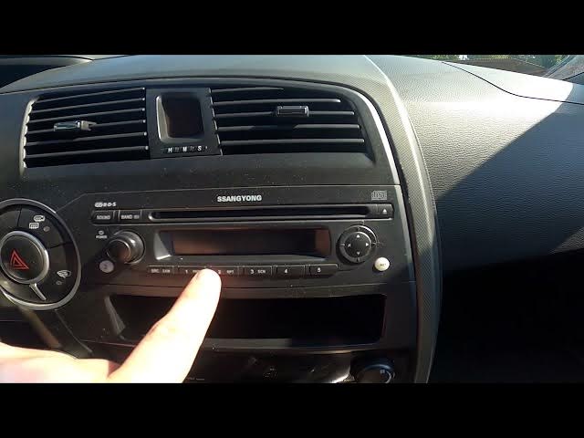 Video thumbnail for How to Manually Change Radio Station in SsangYong Kyron ( 2005 – 2014 ) - Adjust Radio Station