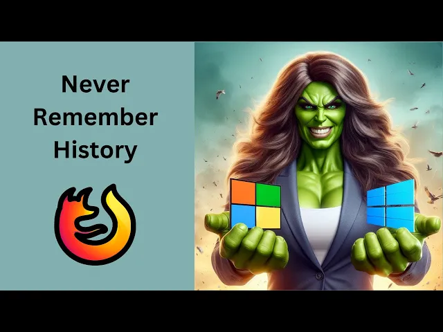 'Video thumbnail for How to Configure Firefox to Never Remember History on Windows 11 or 10 | GearUpWindows Tutorial'
