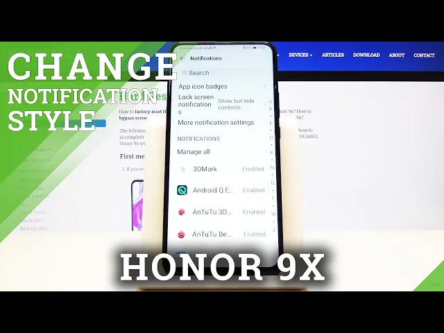 Video thumbnail for How to Set Up Notifications in Honor 9X – Configure Notifications