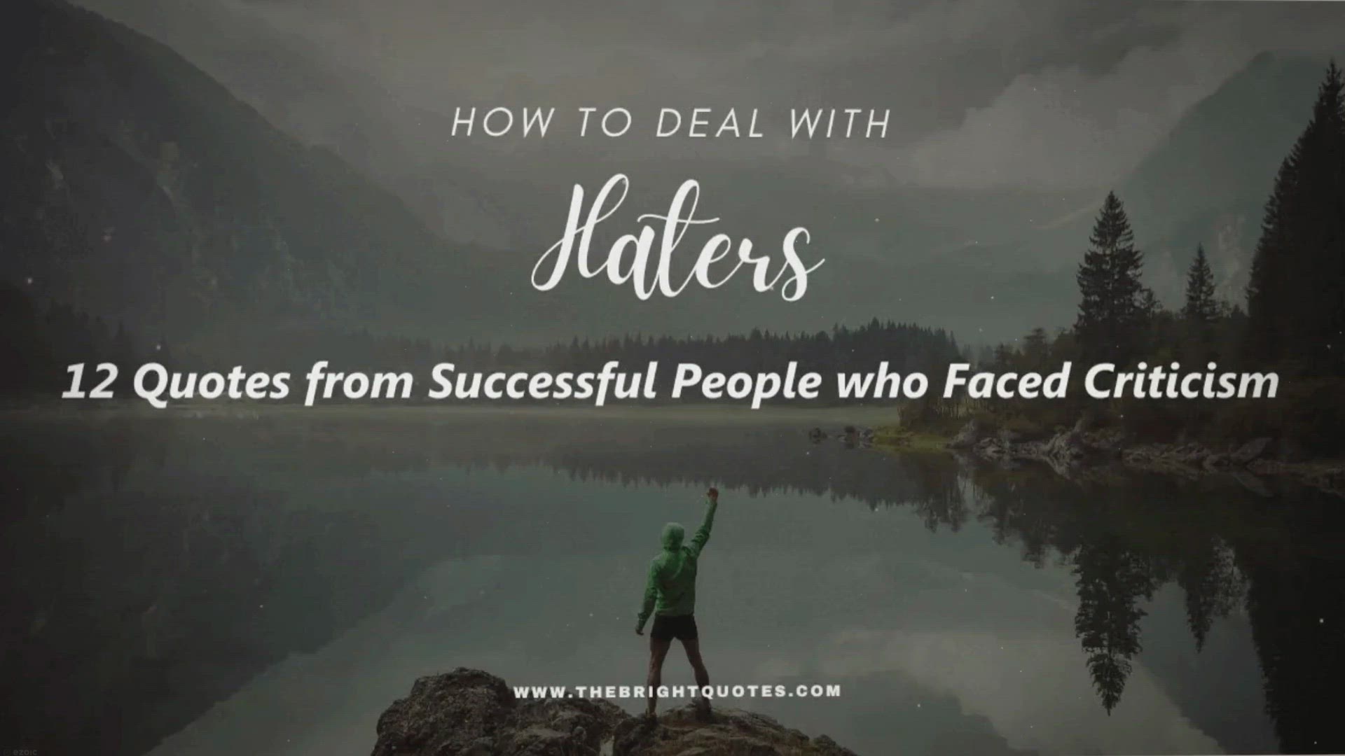 Video thumbnail for 12 Quotes from Successful People who Faced Criticism