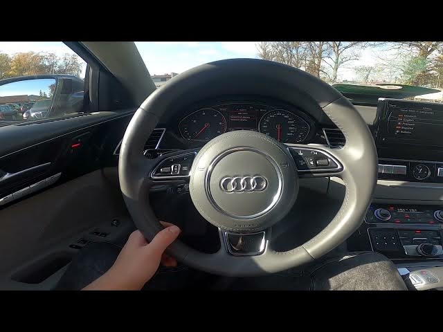 Video thumbnail for How to Enter Speed Limiter Display in Audi A8 D4 ( 2010 - 2017 ) | Manage Speed Limiter