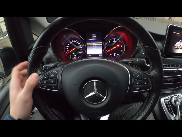 Video thumbnail for How to Change Trip Display on Speedometer Display in Mercedes V Class W447 ( 2014 - now )