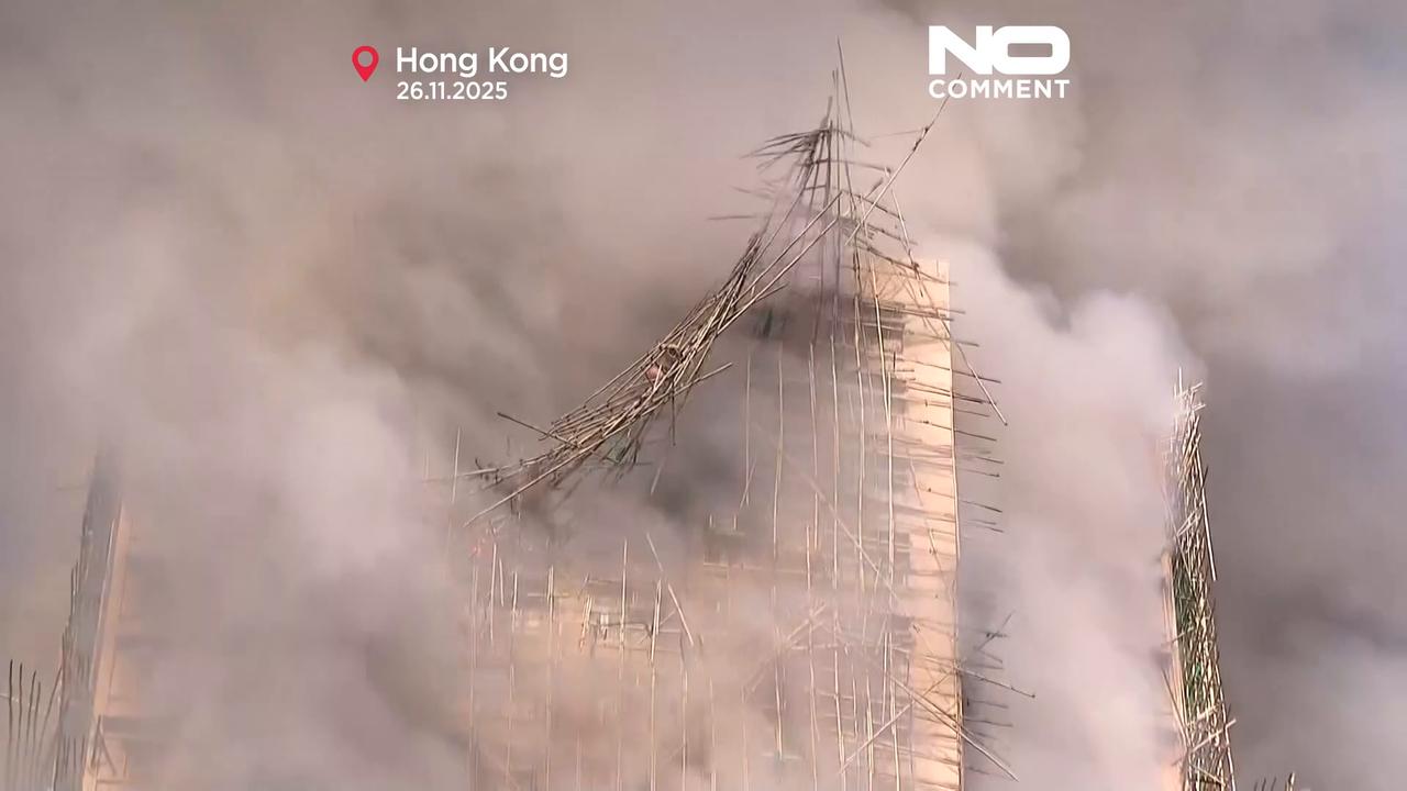 Video thumbnail for Hong Kong: At least 44 dead and hundreds missing in apartment complex fire