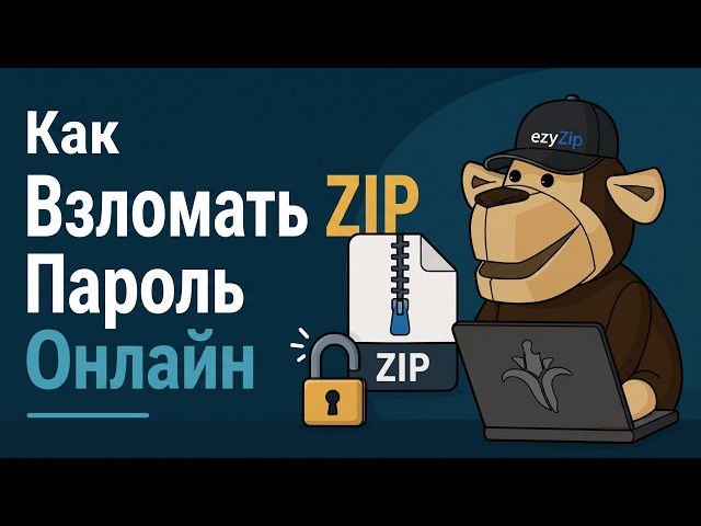 Video thumbnail for 📦 Как взломать пароль ZIP-архива онлайн бесплатно | Без установки программ