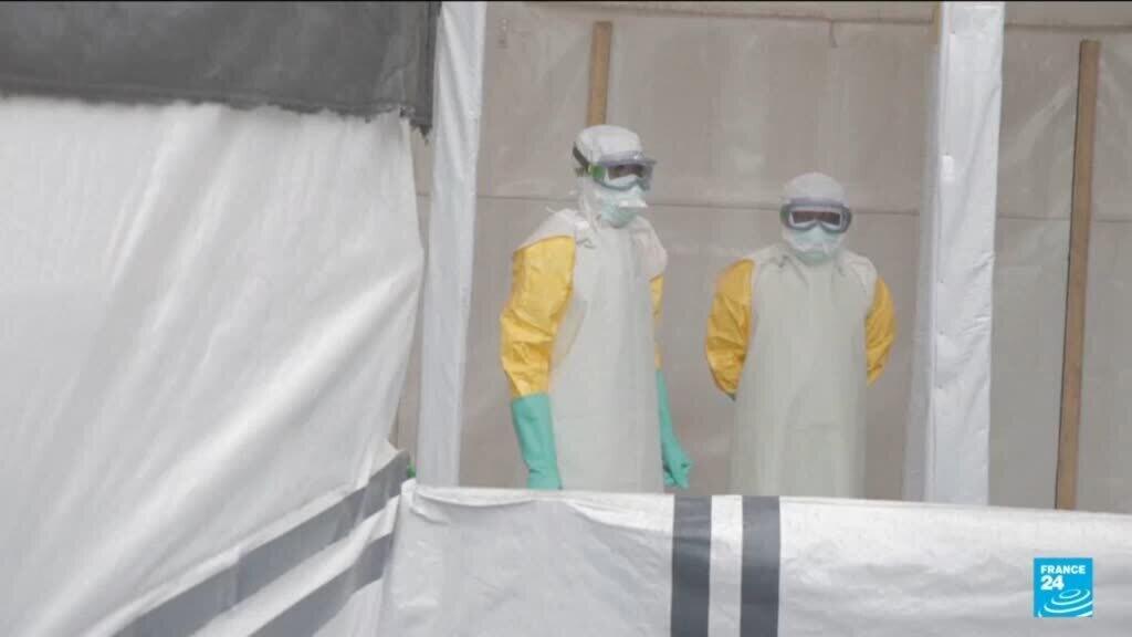 Video thumbnail for Ebola outbreak over in Uganda but cases still rising in DR Congo