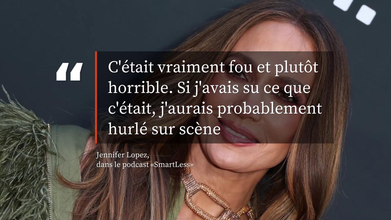 Video thumbnail for Jennifer Lopez a vécu un moment terrifiant sur scène.